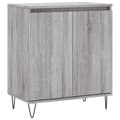 Pikkukuva 1 / 11: vidaXL Senkki harmaa Sonoma 60x35x70 cm tekninen puu