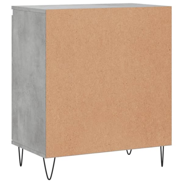 vidaXL Skjenk betonggrå 60x35x70 cm konstruert tre