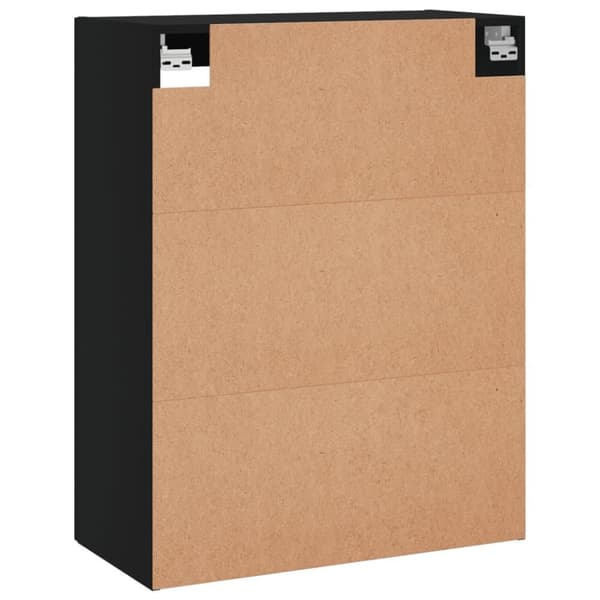 vidaXL væghængt skab 69,5x34x90 cm sort