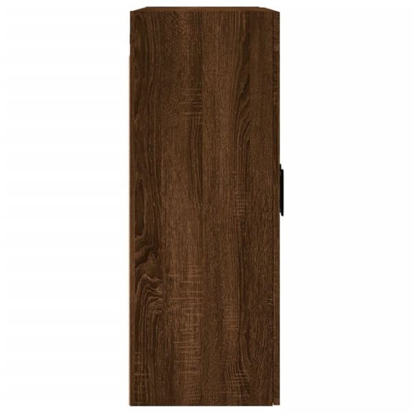 vidaXL Veggskap brun eik 69,5x34x90 cm