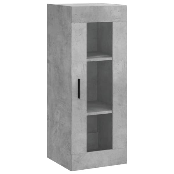 vidaXL vægskab 34,5x34x90 cm betongrå