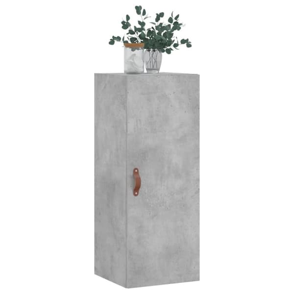 vidaXL vægskab 34,5x34x90 cm betongrå