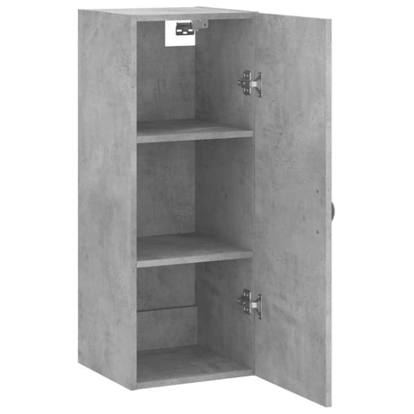 vidaXL Veggskap betonggrå 69,5x34x90 cm