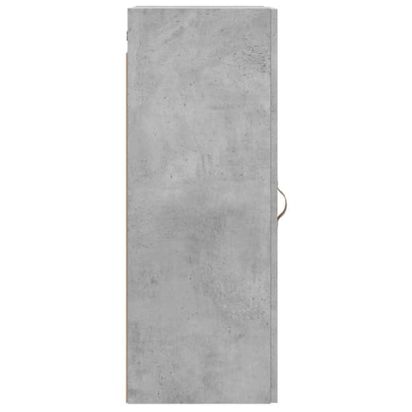 vidaXL Veggskap betonggrå 69,5x34x90 cm