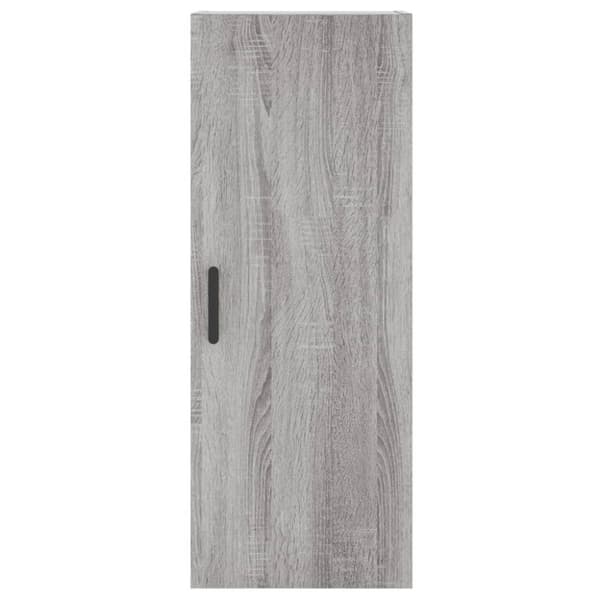 vidaXL vægskab 34,5x34x90 cm grå sonoma-eg