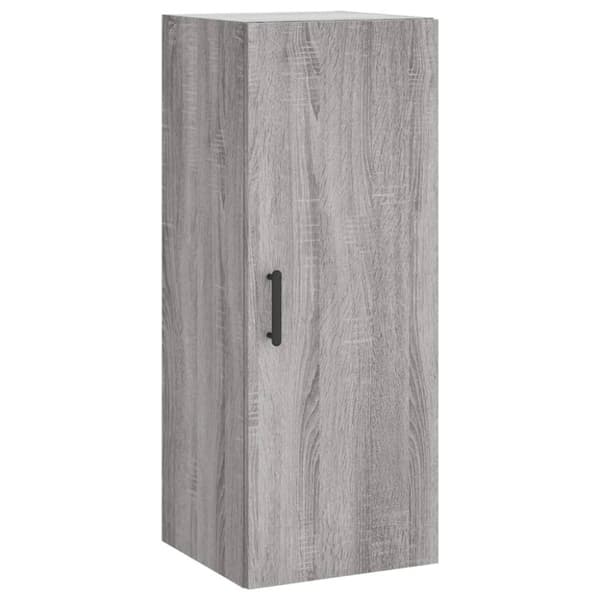 vidaXL vægskab 34,5x34x90 cm grå sonoma-eg