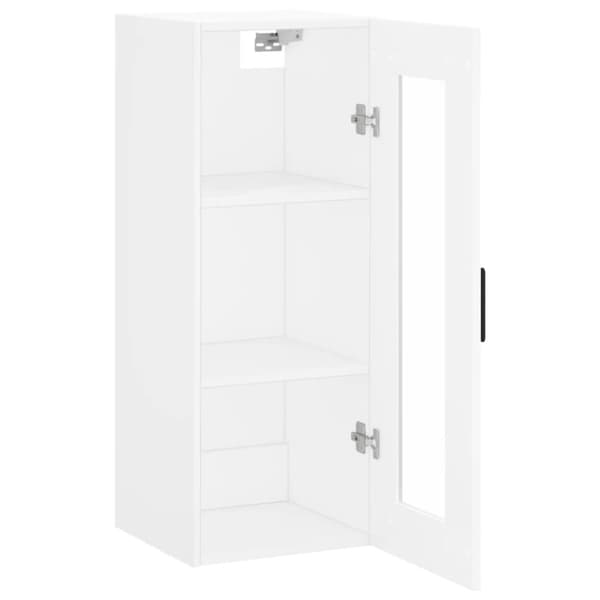 vidaXL Veggskap hvit 34,5x34x90 cm