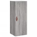 Miniatyrbilde 6 av 11: vidaXL Highboard grå sonoma 34,5x34x180 cm konstruert tre