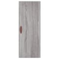 Miniatyrbilde 7 av 11: vidaXL Highboard grå sonoma 34,5x34x180 cm konstruert tre
