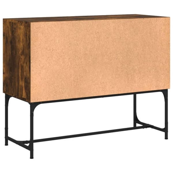 vidaXL skænk 100x40x79,5 cm konstrueret træ røget egetræsfarve