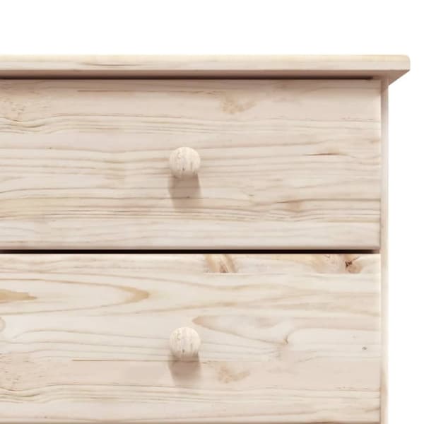 vidaXL Skjenk ALTA 112x35x73 cm heltre furu