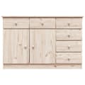 Miniatyrbilde 2 av 9: vidaXL Skjenk ALTA 112x35x73 cm heltre furu