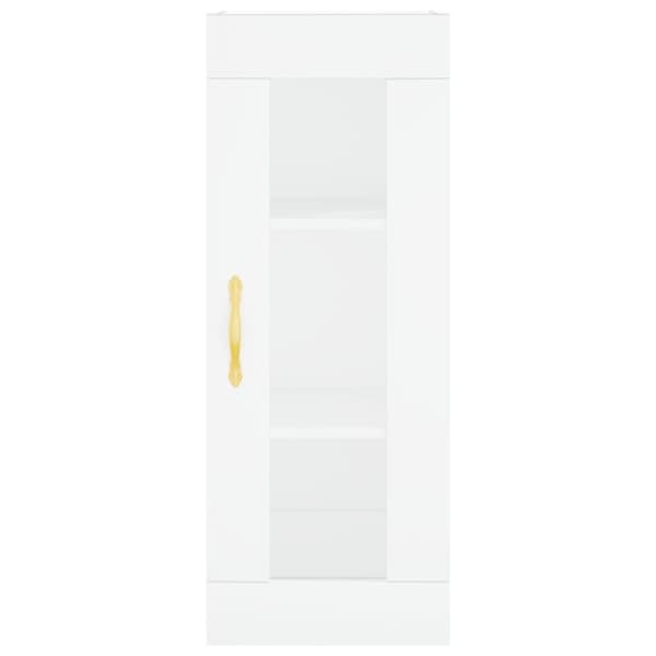 vidaXL skab 34,5x34x180 cm konstrueret træ hvid