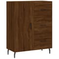 Pikkukuva 6 / 11: vidaXL Kaappi ruskea tammi 69,5x34x180 cm tekninen puu