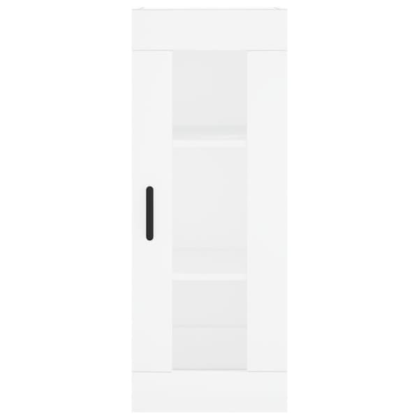 vidaXL Highboard hvit 34,5x34x180 cm konstruert tre