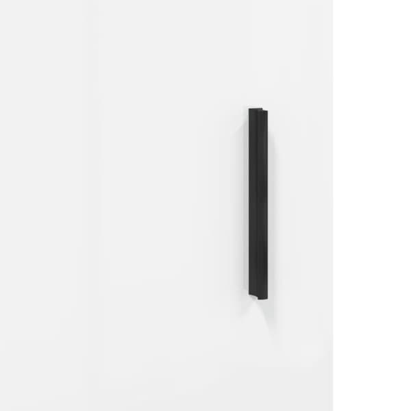 vidaXL Highboard høyglans hvit 34,5x34x180 cm konstruert tre