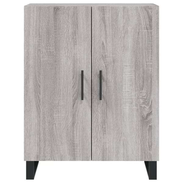 vidaXL højskab 69,5x34x180 cm konstrueret træ grå sonoma-eg