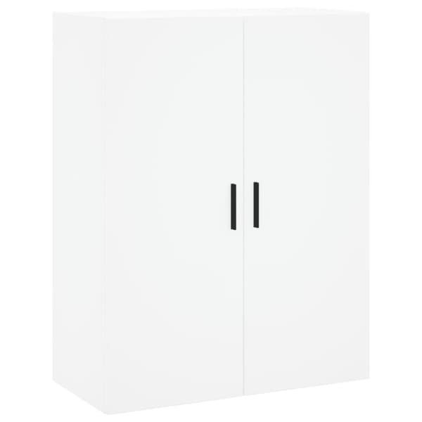 vidaXL Högskåp vit 69,5x34x180 cm konstruerat trä