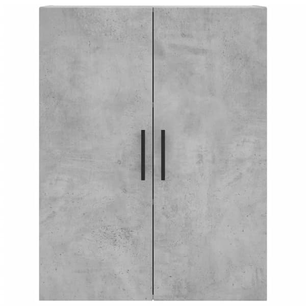 vidaXL Veggskap 2 stk betonggrå 69,5x34x90 cm