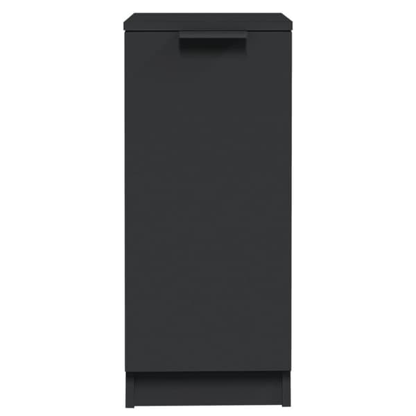 vidaXL skænke 2 stk. 30x30x70 cm konstrueret træ sort