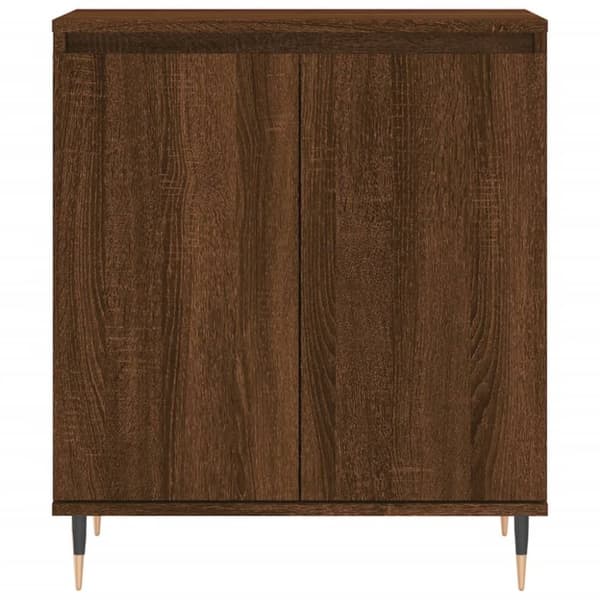 vidaXL Skjenk brun eik 60x35x70 cm konstruert tre