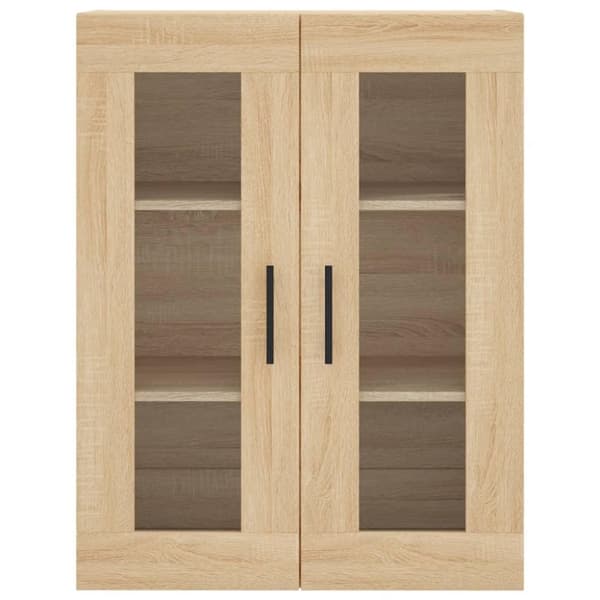 vidaXL Kaappi Sonoma tammi 69,5x34x180 cm tekninen puu
