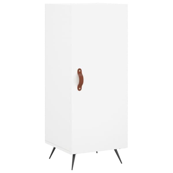 vidaXL Högskåp vit 34,5x34x180 cm konstruerat trä
