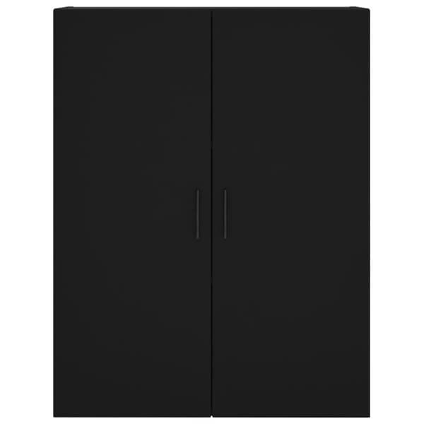 vidaXL Highboard svart 69,5x34x180 cm konstruert tre