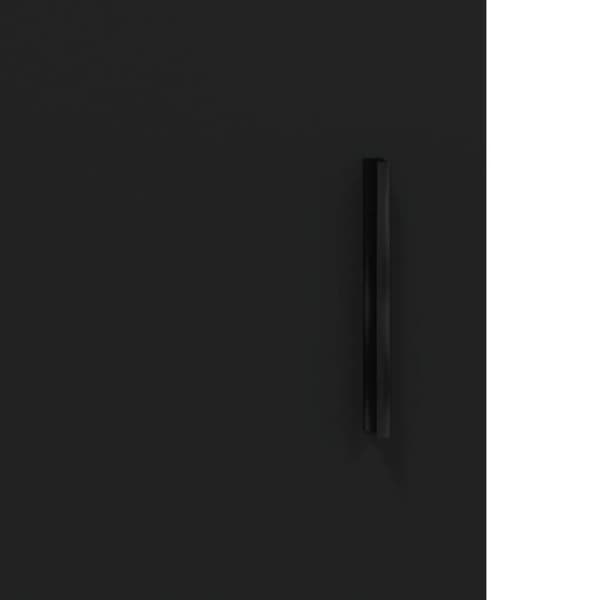 vidaXL Highboard svart 69,5x34x180 cm konstruert tre