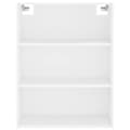Miniatyrbilde 5 av 11: vidaXL Highboard hvit 69,5x34x180 cm konstruert tre