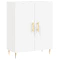 Miniatyrbilde 6 av 11: vidaXL Highboard hvit 69,5x34x180 cm konstruert tre