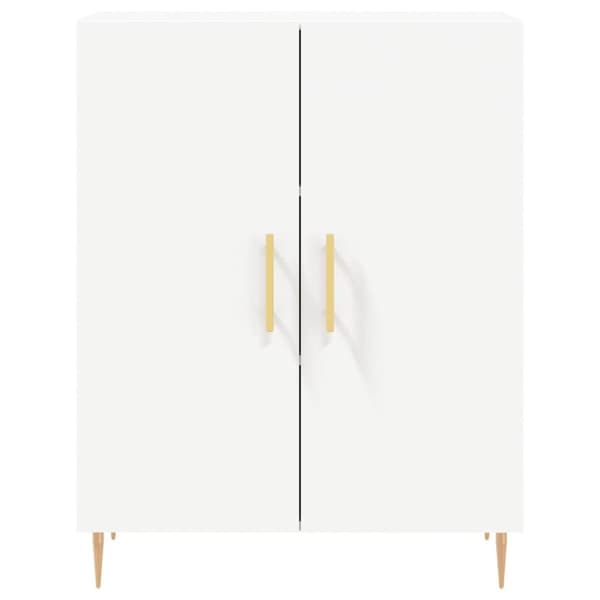 vidaXL Highboard hvit 69,5x34x180 cm konstruert tre