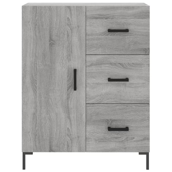 vidaXL Högskåp Grå Sonoma 69,5x34x180 cm konstruerat trä