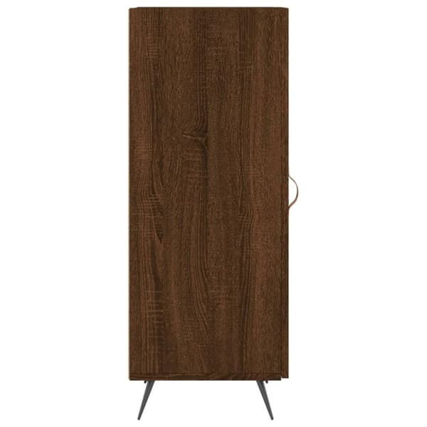 vidaXL Senkki ruskea tammi 34,5x34x90 cm tekninen puu