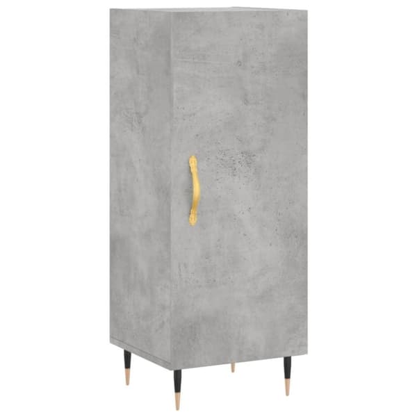 vidaXL Senkki betoninharmaa 34,5x34x90 cm tekninen puu
