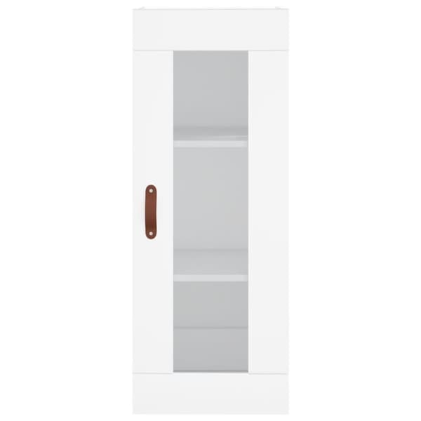 vidaXL Högskåp vit 34,5x34x180 cm konstruerat trä