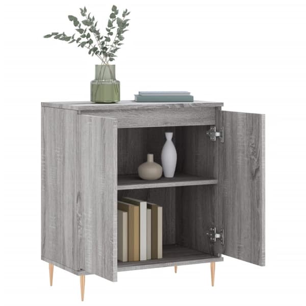 vidaXL Senkki harmaa Sonoma 60x35x70 cm tekninen puu