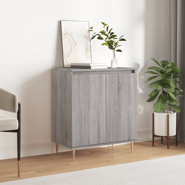 vidaXL Senkki harmaa Sonoma 60x35x70 cm tekninen puu