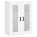 Miniatyrbilde 4 av 11: vidaXL Highboard hvit 69,5x34x180 cm konstruert tre