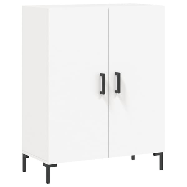 vidaXL Highboard hvit 69,5x34x180 cm konstruert tre