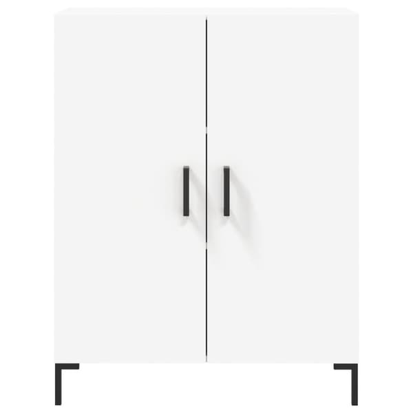 vidaXL Highboard hvit 69,5x34x180 cm konstruert tre