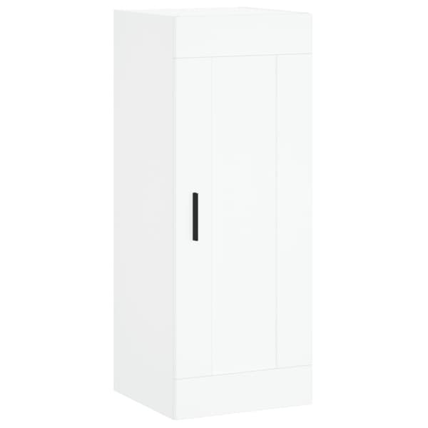 vidaXL skab 34,5x34x180 cm konstrueret træ hvid