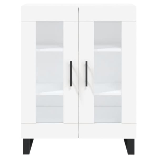 vidaXL højskab 69,5x34x180 cm konstrueret træ hvid
