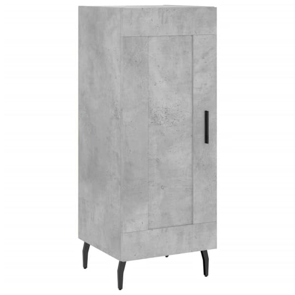 vidaXL skab 34,5x34x180 cm konstrueret træ betongrå
