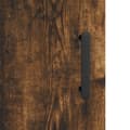 Miniatyrbilde 10 av 11: vidaXL Highboard røkt eik 69,5x34x180 cm konstruert tre