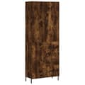 Miniatyrbilde 1 av 11: vidaXL Highboard røkt eik 69,5x34x180 cm konstruert tre