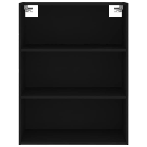 vidaXL Highboard svart 69,5x34x180 cm konstruert tre