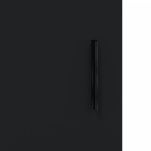 vidaXL Highboard svart 69,5x34x180 cm konstruert tre