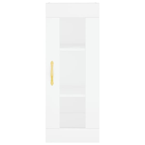 vidaXL skab 34,5x34x180 cm konstrueret træ hvid