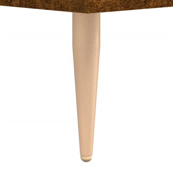 vidaXL Highboard røkt eik 34,5x34x180 cm konstruert tre